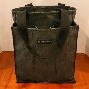 Geckobrands 7 Pocket Market Tote - Everything Grey